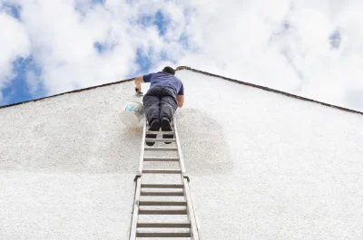 Peinture extérieure à Pervenchères — façades et ravalement